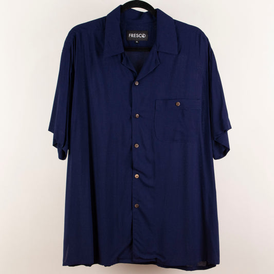 Camisa azul marino (XL) Fresco lab