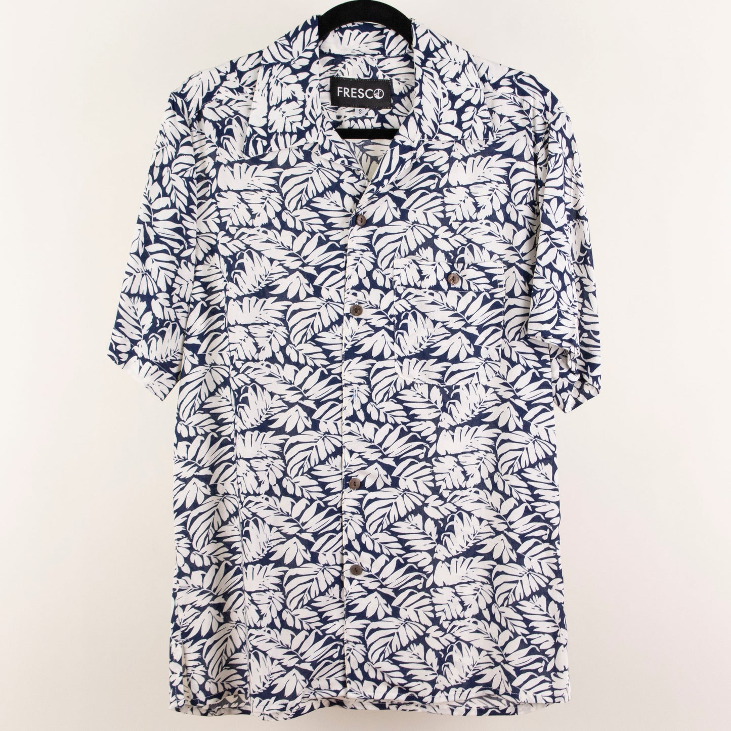 Camisa hawaiana blanco (S) Fresco lab