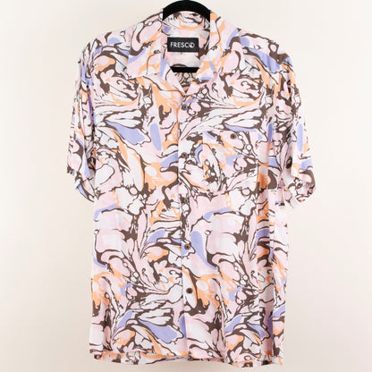 Camisa estampada multicolor (S) Fresco lab