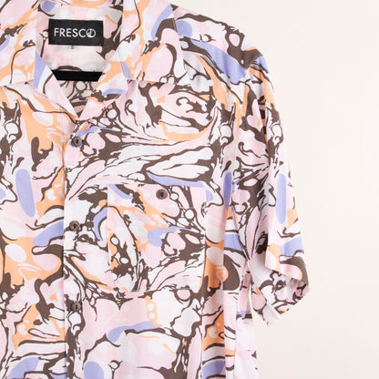 Camisa estampada multicolor (S) Fresco lab