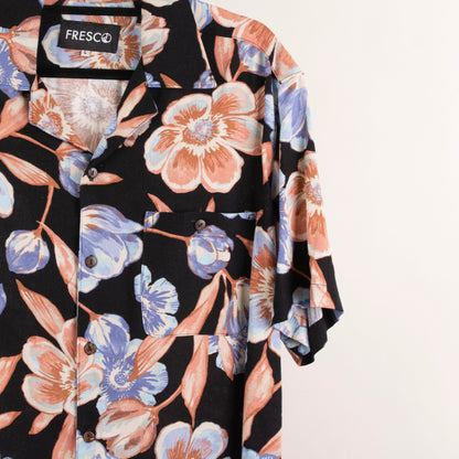Camisa hawaiana negro (L) Fresco lab