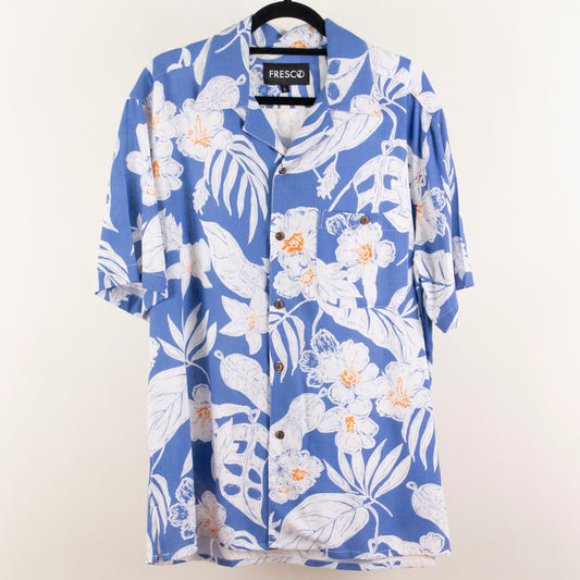 Camisa hawaiana azul (L) Fresco lab