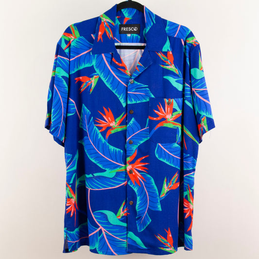 Camisa hawaiana azul (L) Fresco lab