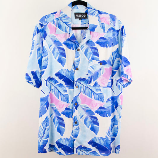 Camisa hawaiana azul (L) Fresco lab