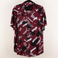Camisa estampada rojo (XL) Guess
