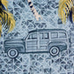 Camisa hawaiana azul (XL) RJC