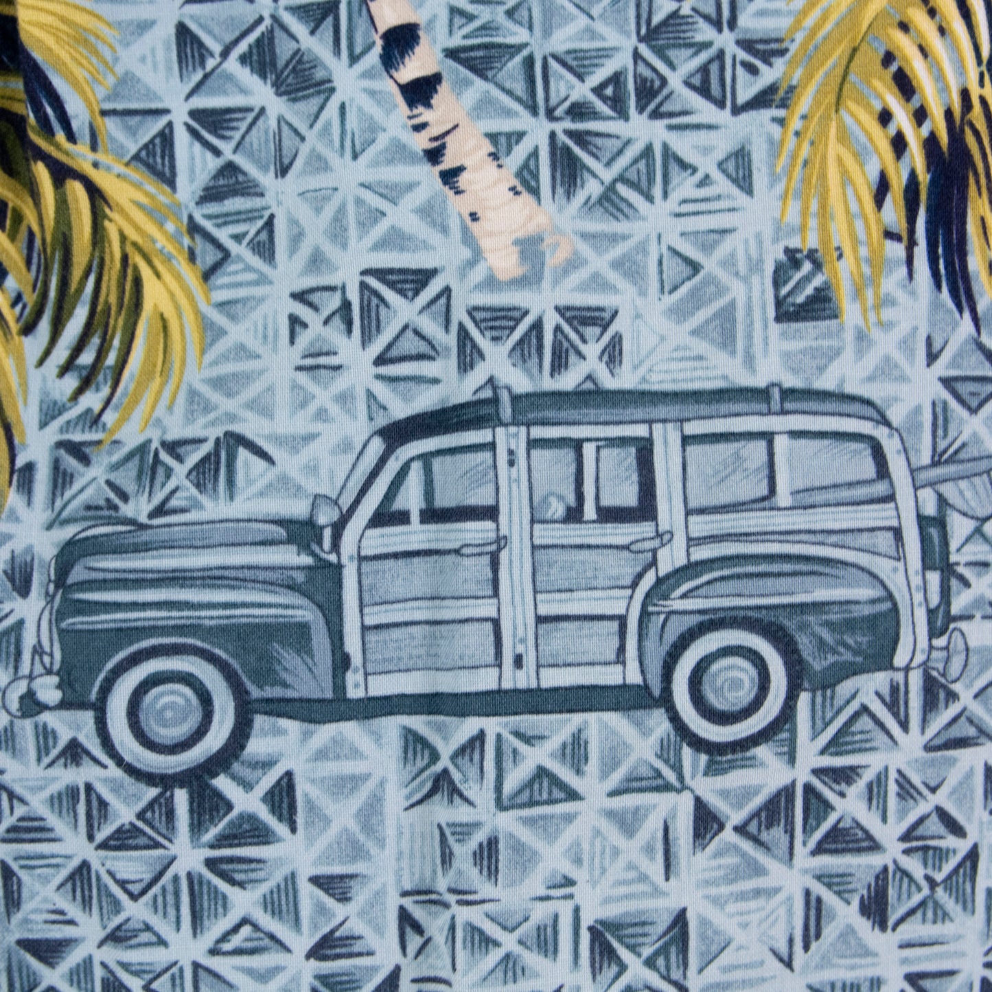 Camisa hawaiana azul (XL) RJC