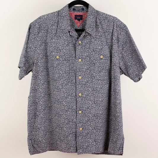 Camisa estampada azul marino (M) Tommy jeans