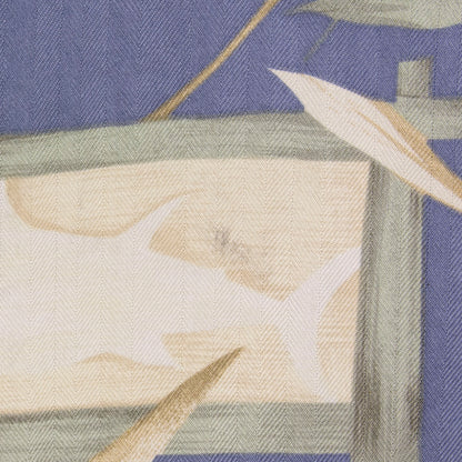 Camisa hawaiana azul (L) Bamboo Cay