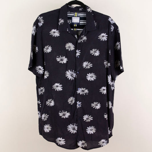 Camisa estampada negro (L) Denim & Flower