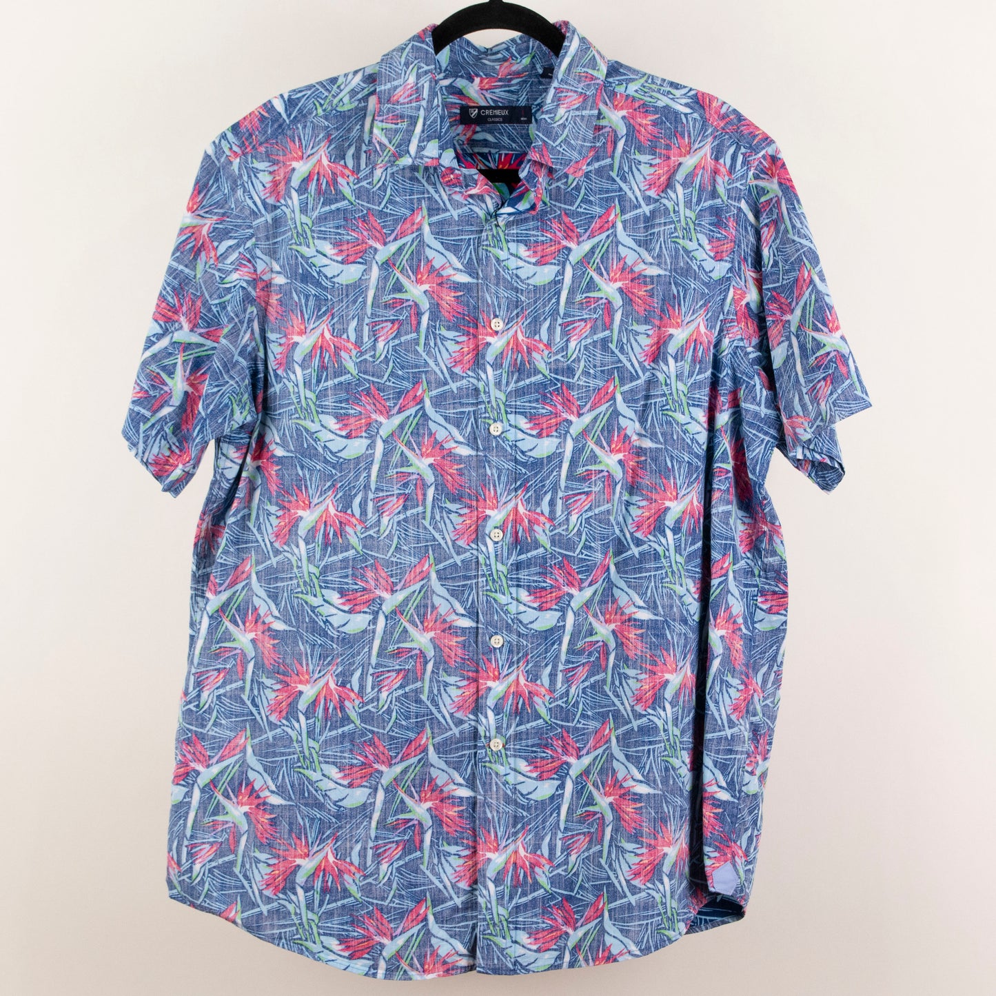 Camisa hawaiana azul (L) Cremieux
