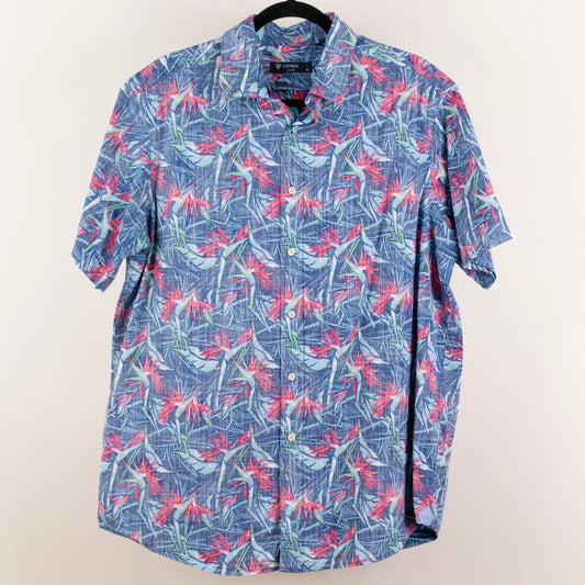 Camisa hawaiana azul (L) Cremieux