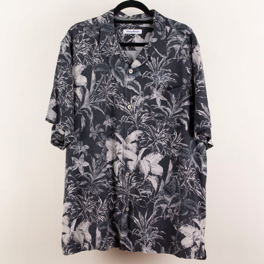 Camisa hawaiana negro (XL) Tommy Bahama