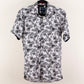 Camisa hawaiana blanco (S) Silver Stone