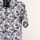 Camisa hawaiana blanco (S) Silver Stone