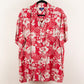 Camisa hawaiana rojo (XL) George