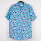 Camisa hawaiana azul (XL) Cotfan&Co