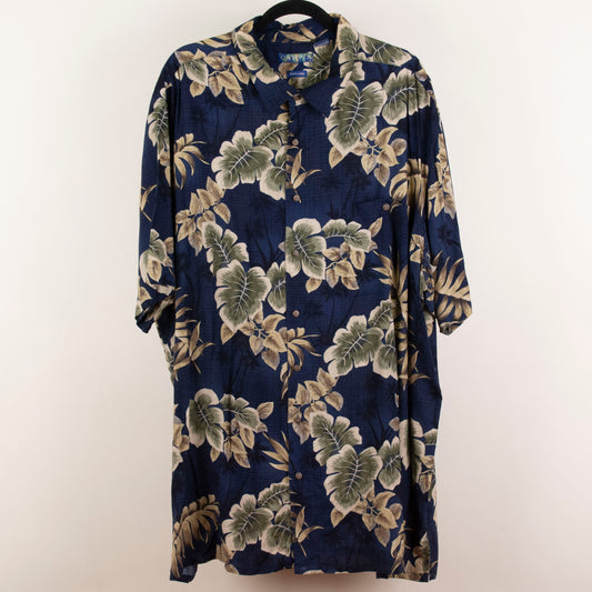Camisa hawaiana azul marino (3XL) Campia