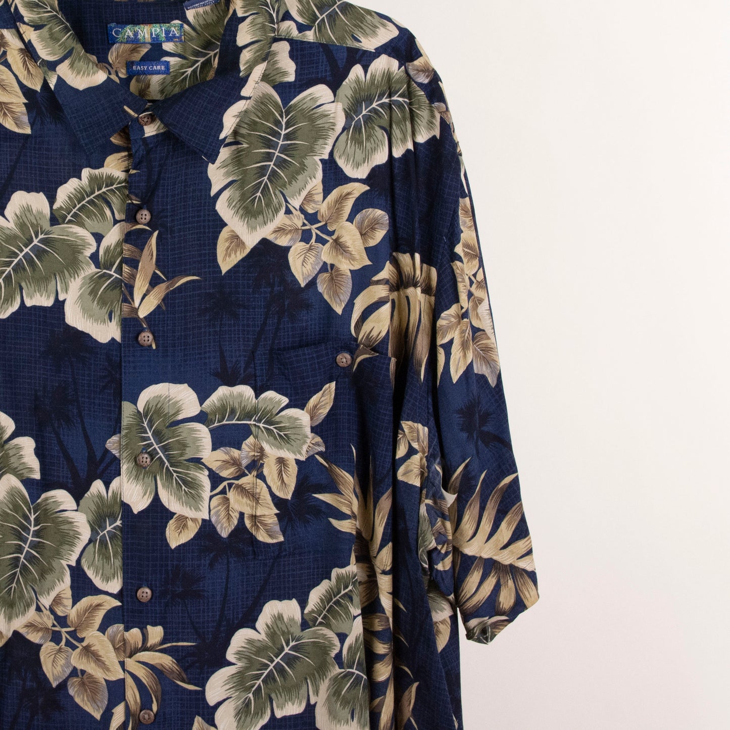 Camisa hawaiana azul marino (3XL) Campia