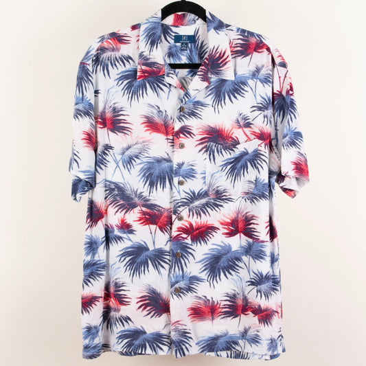 Camisa hawaiana blanco (M) George