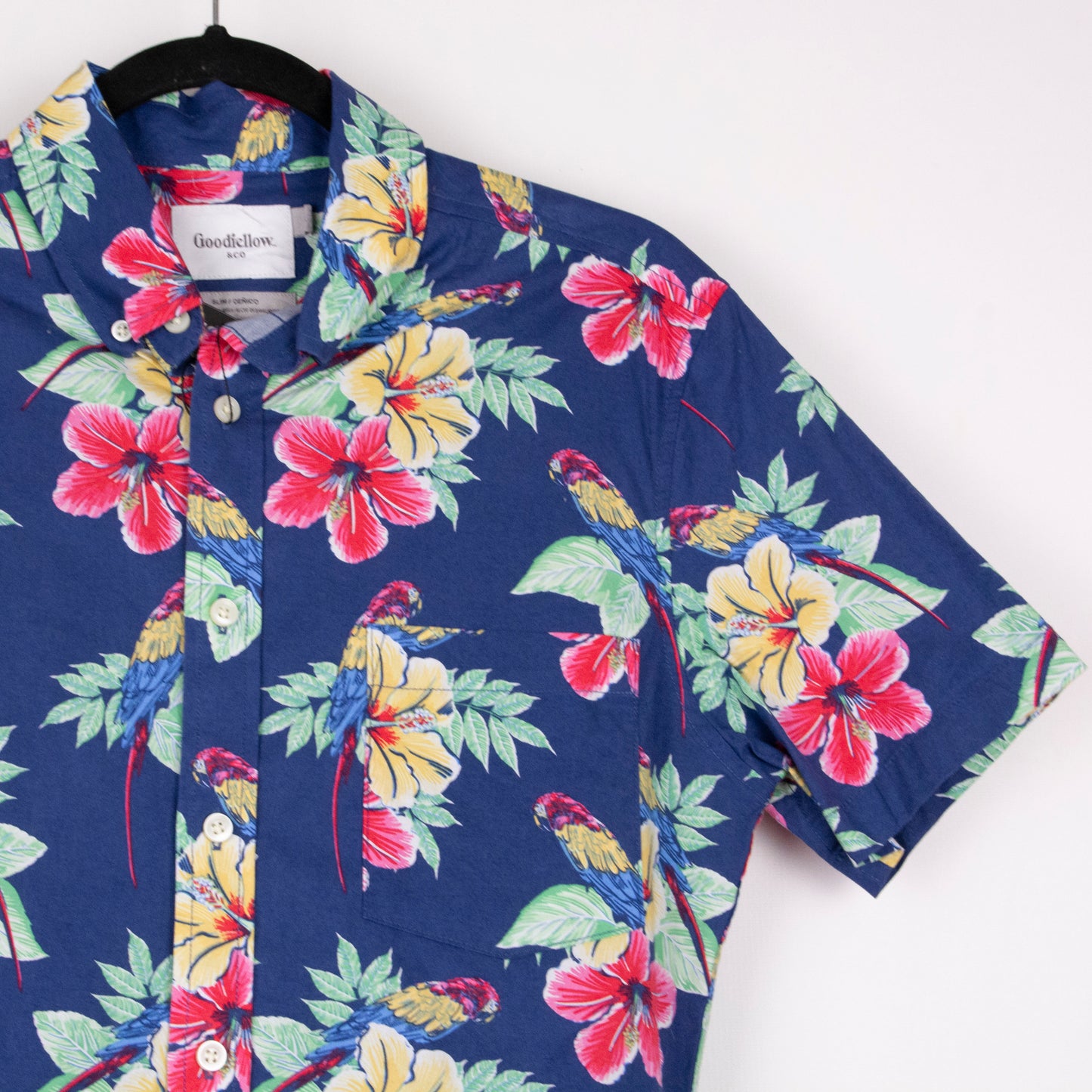 Camisa hawaiana azul (XS) Goodfellow
