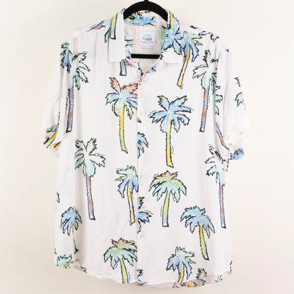 Camisa hawaiana blanco (XL) Denim & Flower