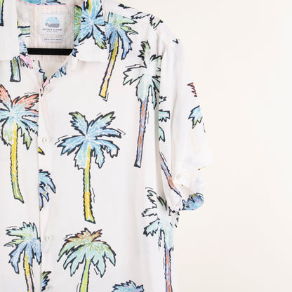 Camisa hawaiana blanco (XL) Denim & Flower