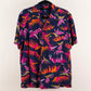 Camisa hawaiana azul marino (S) George