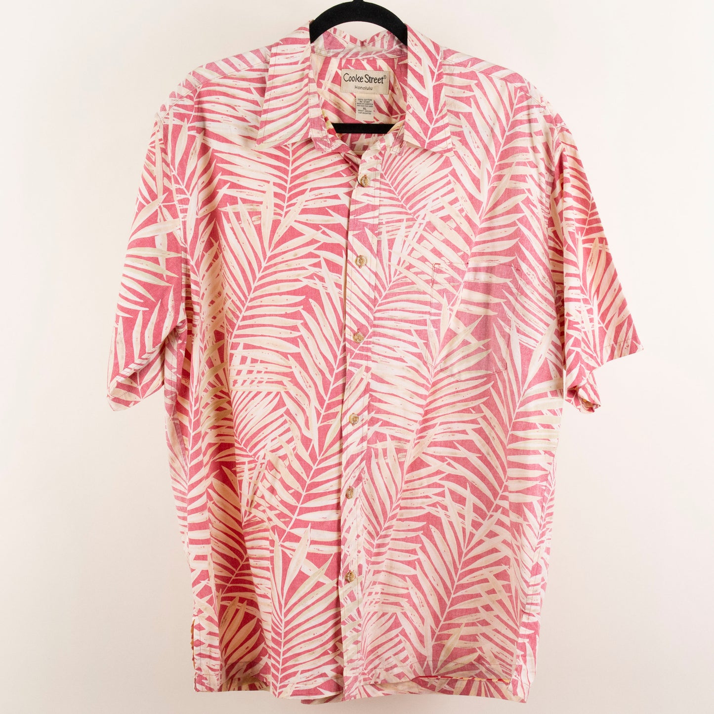 Camisa hawaiana rosa (XL) Cokke Street