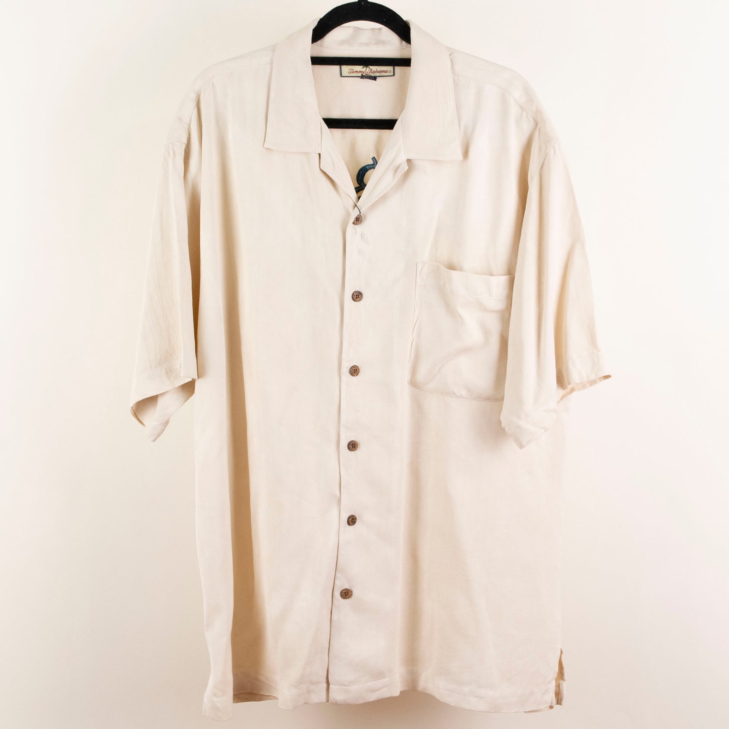 Camisa hawaiana beige (L) Tommy Bahama