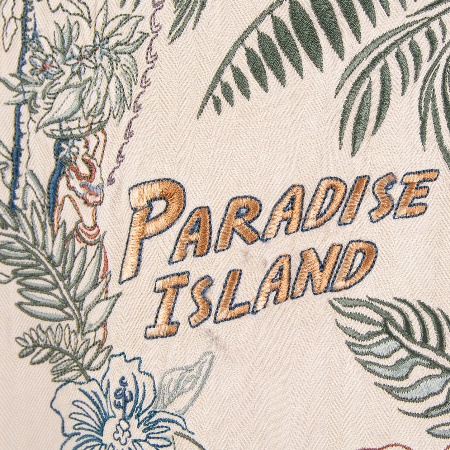 Camisa hawaiana beige (L) Tommy Bahama