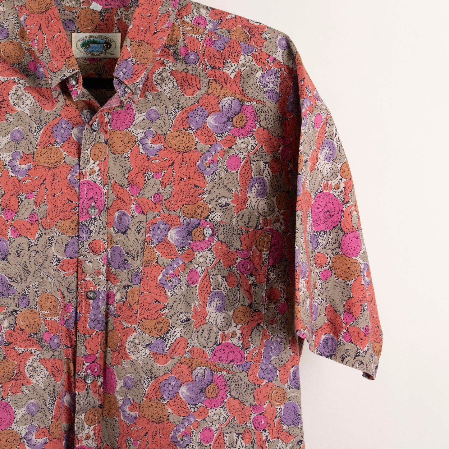 Camisa estampada rojo (L) Chattahooche Valley