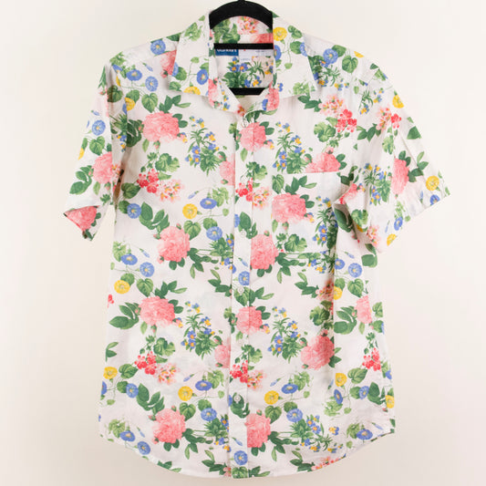 Camisa estampada blanco (S) Old Navy