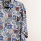 Camisa estampada azul (L) Casual classics