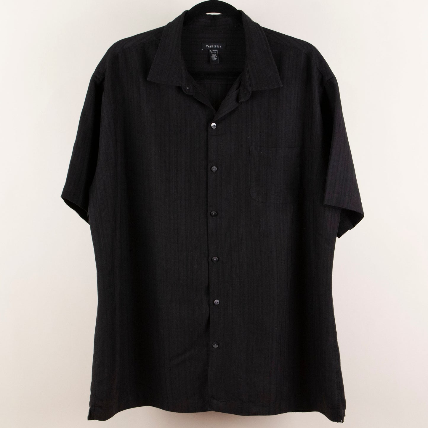Camisa estampada negro (XL) Van Heusen