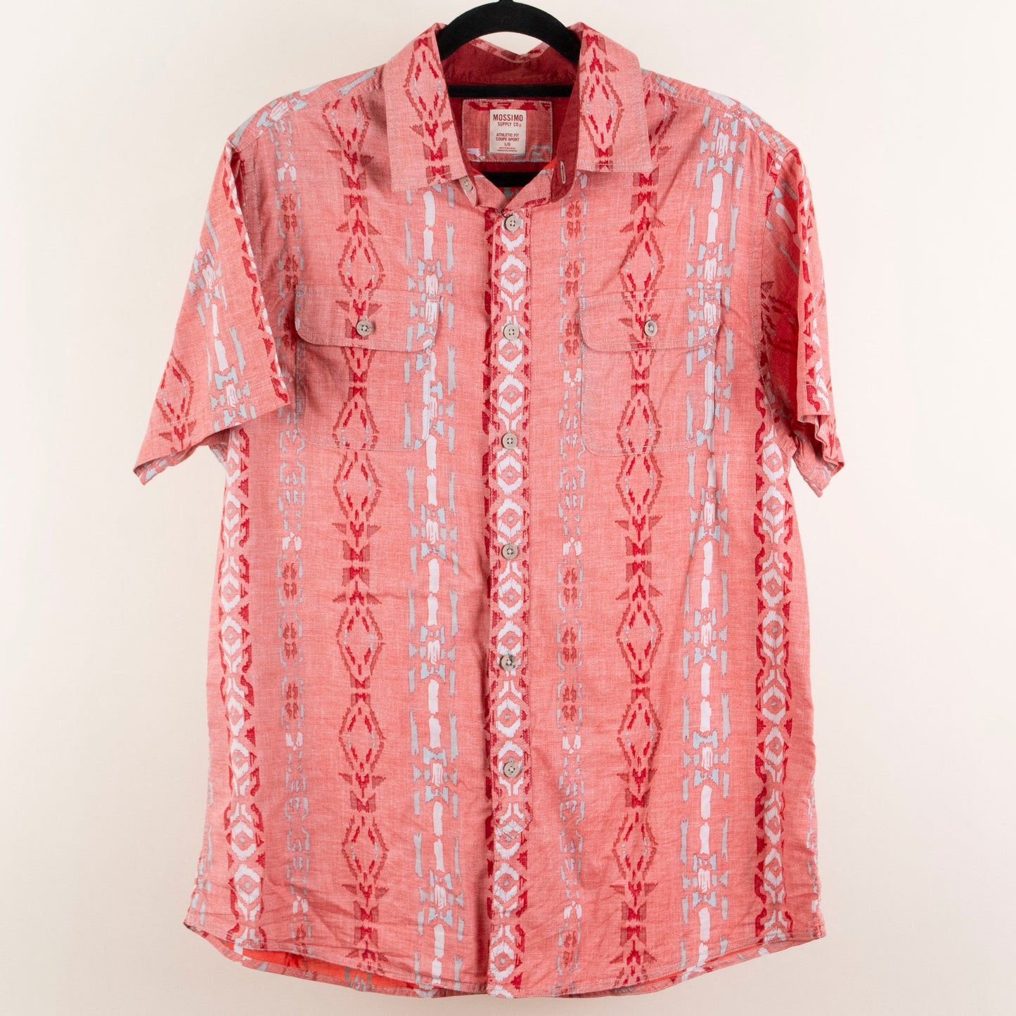 Camisa estampada rosa (L) Mossimo Supply CO