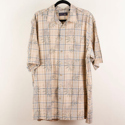Camisa hawaiana beige (XL) Arrow