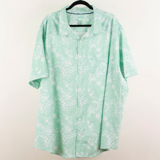 Camisa hawaiana verde (4XL) Premier Flex
