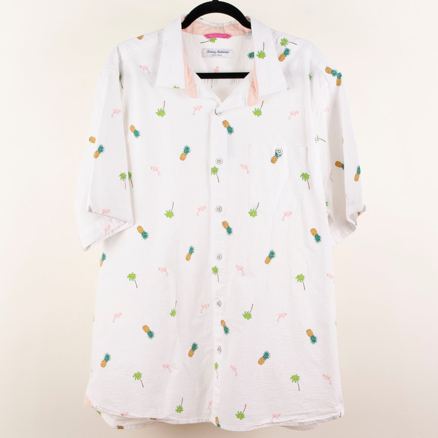 Camisa estampada blanco (2XL) Tommy Bahama