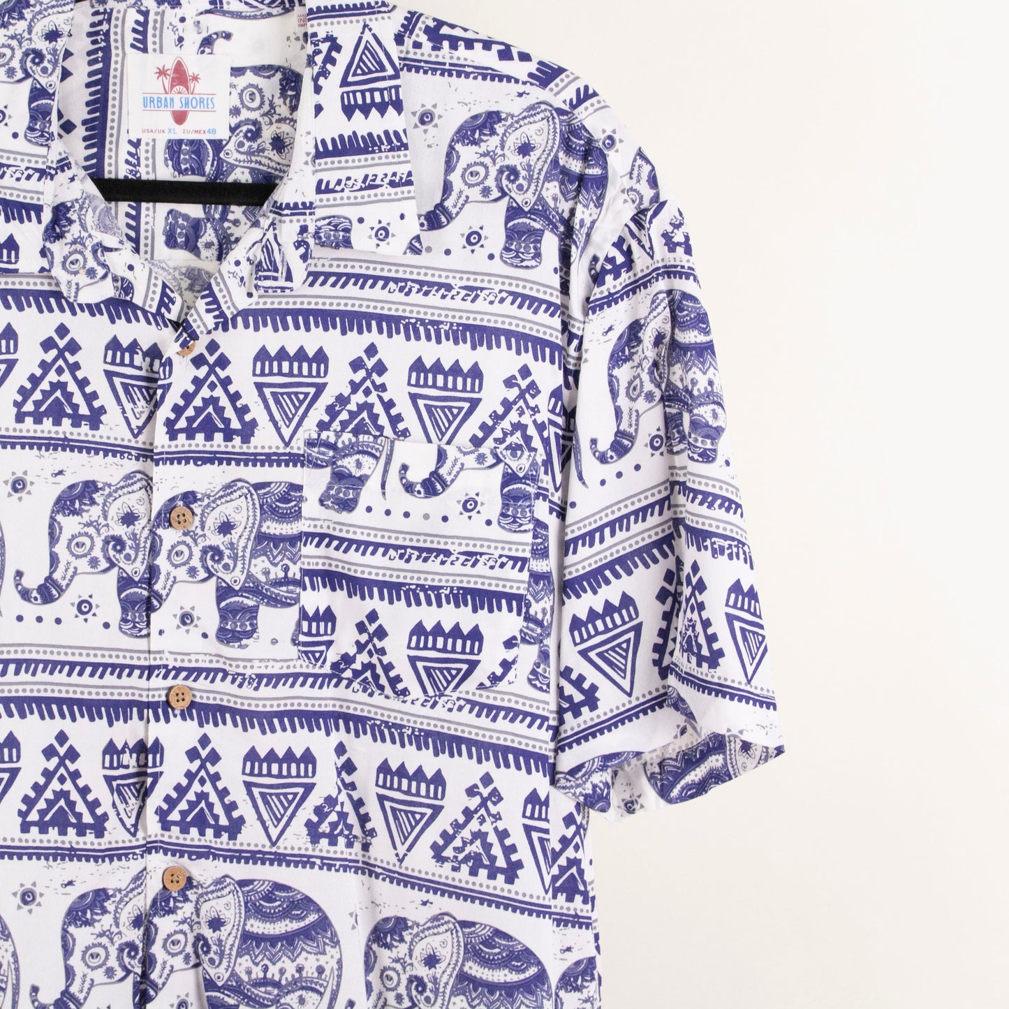 Camisa hawaiana blanco (XL) Urban Shores