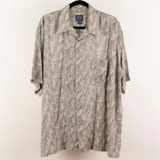 Camisa estampada verde (L) BCS