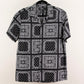 Camisa estampada negro (L) Forever 21