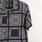 Camisa estampada negro (L) Forever 21
