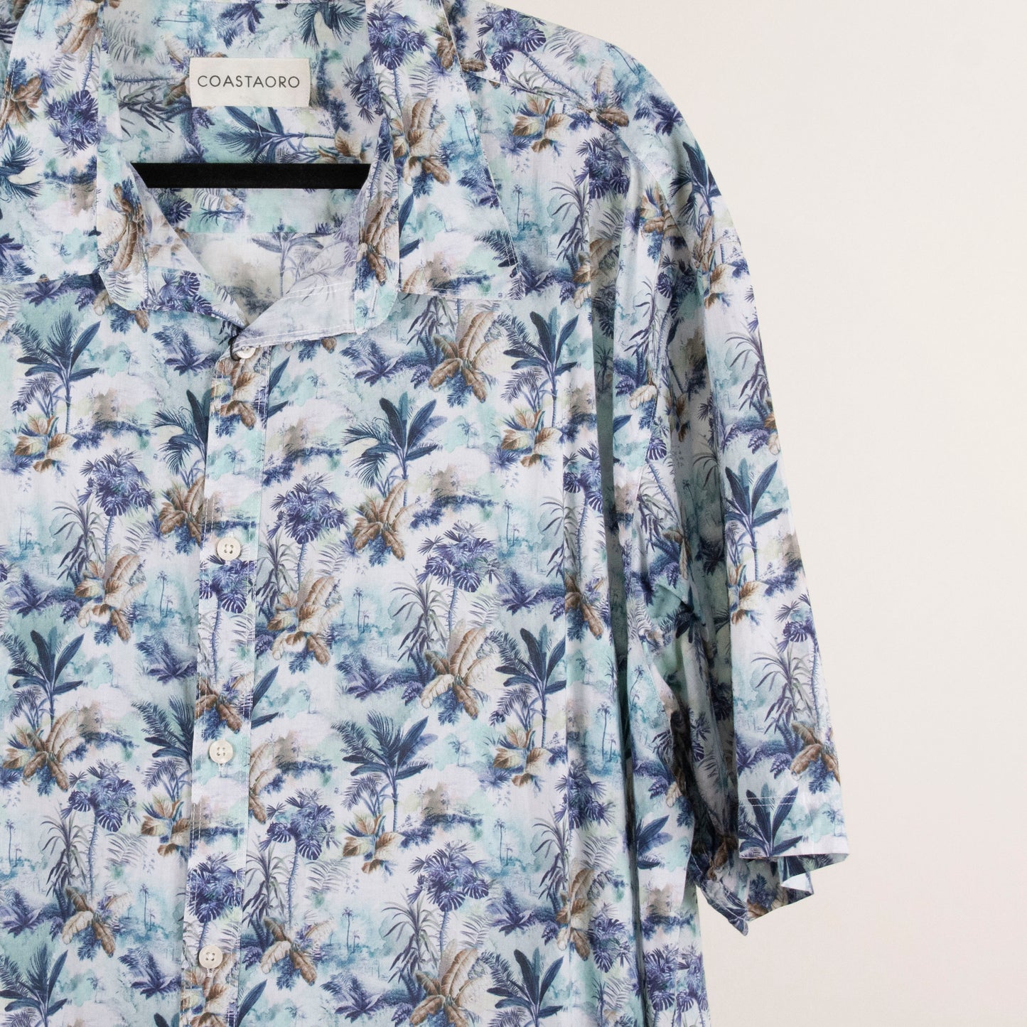 Camisa hawaiana azul (2XL) Coastaoro