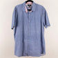 Camisa estampada azul (2XL) Michael Brandon