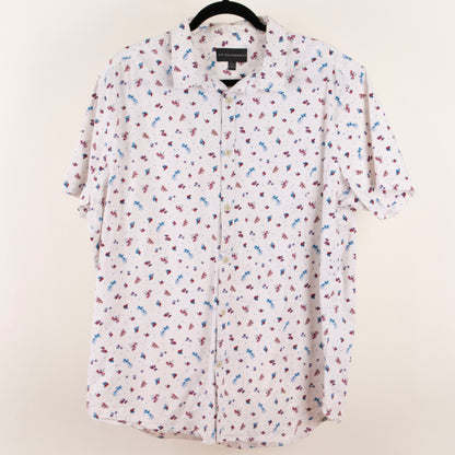 Camisa estampada blanco (XL) No Boundaries