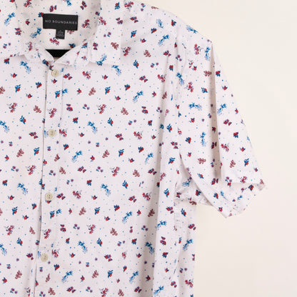 Camisa estampada blanco (XL) No Boundaries