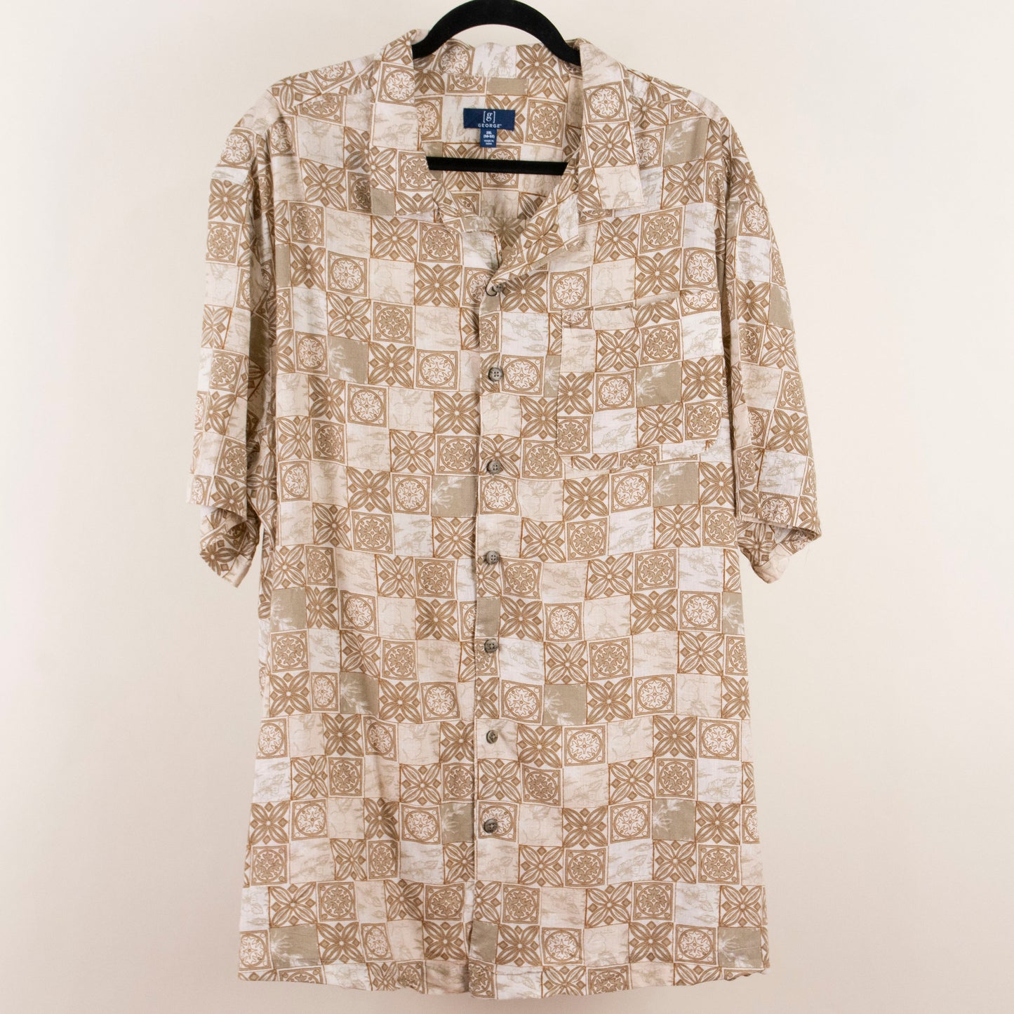 Camisa beige (2XL) Geroge