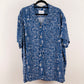 Camisa estampada azul (2XL) Goodfellow