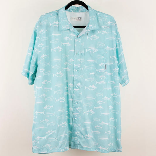 Camisa estampada azul (2XÑ) Momentum Comfort Gear